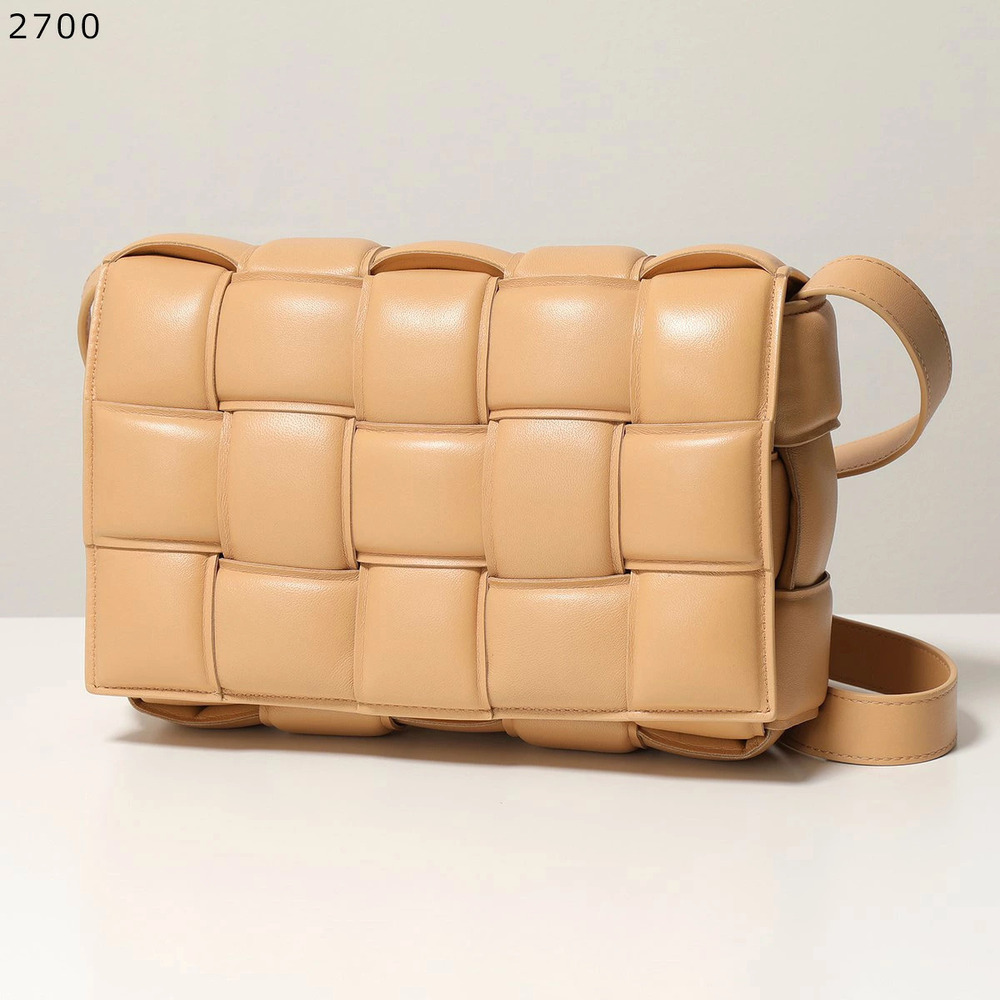 BOTTEGA VENETA Padded Shoulder Bag CASSETTE Crossbody Leather